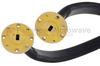 WR-22 Twistable Flexible Waveguide in 24 Inch Using UG-383/U Round Cover Flange With a 33 GHz to 50 GHz Frequency Range - SMW22TF005-24 - Fairview Microwave Inc.