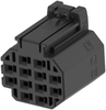 Connector Housing, Rcpt, 12Pos, 2Mm; Product Range Te Connectivity - 53AJ9518 - Newark, An Avnet Company