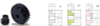 KHK SN1-13L, Module 1, 13 Tooth, Left Hand, Carbon Steel Screw Gears -- sn1-13l - Image
