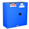 Justrite Sure-Grip EX 30 gal Blue Hazardous Material Storage Cabinet - 43 in Width - 44 in Height - 697841-15467 - 697841-15467 - R. S. Hughes Company, Inc.