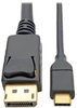 USB-C to DisplayPort Cable, 4K @ 60Hz, Thunderbolt 3, 3 ft. -- U444-003-DP - Image