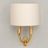 French Horn Wall Light - WLA62/BR - Vaughan Designs, Inc.