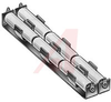 Hldr, Battery; 2/3 A; 0.661 in. x 1.315in.; 1; Aluminum; Spring Contact - 70182745 - Allied Electronics, Inc.