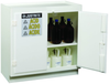 Justrite Haz-Alert 2 1/2 L White Hazardous Material Storage Cabinet - 36 in Width - 35.75 in Height - Floor Standing - 697841-13498 - 697841-13498 - R. S. Hughes Company, Inc.