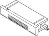 Ffc/fpc Connector, Receptacle 16Pos 1Row; Pitch Spacing Molex - 58J9856 - Newark, An Avnet Company