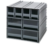 Interlocking Cabinet, 8Drawer, Gry; No. Of Drawers Quantum Storage - 44AC6091 - Newark, An Avnet Company