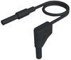 Test Lead, 4Mm R/a Plug To Skt, Blk, 1M Rohs Compliant Hirschmann Test And Measurement - 57AK6983 - Newark, An Avnet Company