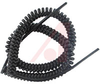 Cord; 4; 0.200 in.; 24 in.; 23 AWG; 120V (Max.); 1 A; Black; UL Listed - 70195155 - Allied Electronics, Inc.