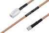 MIL-DTL-17 N Female to SMA Male Cable 30 Inch Length Using M17/128-RG400 Coax - PE3M0073-30 - Pasternack