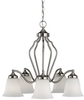Light Kitchen Chandelier - F2648/5BS - Murray Feiss Lighting