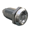 Quarter-Turn Cam Latch, 8mm Square, Without Cam, Sealed, Zinc Alloy, Chrome Plated, Bright - E5-6A-052-UU1 - Southco