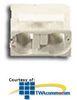 Leviton LC Duplex Beige Multimode Clip (Package of 25) - 49886-DLM - TelephoneStuff.com