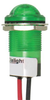 Panel Mount Indicator, Led, 17.463Mm, Green, 5V; Led Color Dialight - 51R6210 - Newark, An Avnet Company
