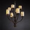 ALR-8788-10-DBRZ Mid. Chandeliers-Glass Up - 660715 - Capital Lighting, Inc.