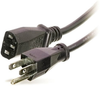 IEC POWER CORD 1 FOOT FOR NETWORK EQUIPMENT BLACK - 39-200-12 - MilesTek Corporation