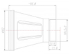 75mm f/1.0 Light Weight Lenses for LWIR Thermal Imaging -- 303-034