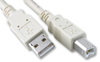 Usb Cable, A Plug / B Plug, 3M, White; Connector A Pro Signal - 87H9475 - Newark, An Avnet Company