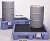 66 Gallon Fluorinated Spill Pallet With Drain - 1211 - Plastic-Mart