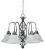 6454-5-92 Mid. Chandeliers-Glass Down - 763726 - Capital Lighting, Inc.