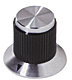 FPD Series - Machined Aluminum Knob - PVS-25BA-2 - Electronic Hardware Corporation