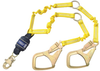DBI-SALA Force2 Hi-Vis Yellow Shock-Absorbing Lanyard - 6 ft Length - 840779-09776 - 840779-09776 - R. S. Hughes Company, Inc.