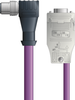 PB4110153S10 - LAPP UNITRONIC® PROFIBUS Cordsets 22 AWG / 1 pair Bus - Violet PVC - M12 Male 90 deg / D-sub Straight connectors - 10m - OLFPB4110153S10 - Lapp Tannehill