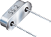 Full Metal Pin Quartz Crystal -- SS2 (11.3mm x 4.7mm) - Image