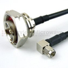 RA SMA Male to 7/16 DIN Male Cable LMR-240 Coax in 12 Inch - FMC0415240-12 - Fairview Microwave Inc.