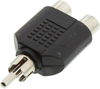 Adapter, Y, Phono Plug To 2 Phono Receptacle; Audio Video Connector A Mcm - 99B2213 - Newark, An Avnet Company