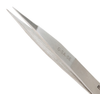 Excelta One Star Utility Tweezers 0-SA-SE - Stainless Steel Straight Strong Point Tip - 4 3/4 in Length - EXCELTA 0-SA-SE - R. S. Hughes Company, Inc.