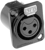 Connector, Xlr, Jack, 3Pos, Panel; No. Of Contacts Amphenol - 23AC1128 - Newark, An Avnet Company