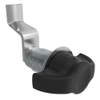 VISE ACTION® Compression Latch, Large Size, Wing, Zinc Alloy, Powder Coated, Black, 51 mm  Grip - E3-1050-185 - Southco