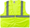 Ergodyne Glowear 8210Z High-Visibility Lime 2XL/3XL Polyester Mesh High-Visibility & Reflective Vest - 1 Pockets - Fits 52 to 58 in Chest - 720476-21057 - 720476-21057 - R. S. Hughes Company, Inc.