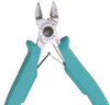 Excelta Five Star Round Diagonal Flush Carbon Steel Flush Cutting Plier 7210E - 4.75 in Length - Foam Cushion Grip - EXCELTA 7210E - R. S. Hughes Company, Inc.
