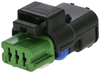 Connector Housing, Rcpt, 3Pos, Ip68, Grn Aptiv/delphi - 35AK1134 - Newark, An Avnet Company