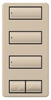 Master Control Switch - RKD-H3BSRL-TP-E - Lutron Electronics Co., Inc.
