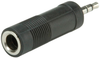 Adapter, Stereo 3.5Mm Plug-6.35Mm Rcpt; Audio Video Connector A Roline - 43AC9924 - Newark, An Avnet Company