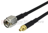 SMA Male to MMCX Plug Cable RG-174 Coax in 48 Inch - FMC0209174-48 - Fairview Microwave Inc.