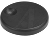 Knob, Control Style, 0.250 Inch Dia. Shaft, Spring Clip, ABS, Black -- 70216908
