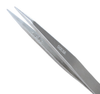 Excelta Three Star Utility Tweezers 00C-SA - Stainless Steel Straight Strong Tip - 0.02 in Tip Width - 4 1/4 in Length - 0.01 in Thick - EXCELTA 00C-SA - R. S. Hughes Company, Inc.