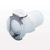 PLC Series Coupling Body, Straight Thru Acetal In-Line Pipe Thread - PLC10004 - Qosina Corp.