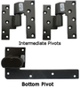 Topless Pivot Hinge for Arch Top Doors - 896012 - HardwareSource, Inc.