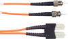 10m (32.8ft) STSC OR OM1 MM Fiber Patch Cable INDR Zip OFNR -- EFN110-010M-STSC - Image