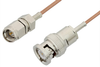 SMA Male to BNC Male Cable 24 Inch Length Using RG178 Coax, RoHS - PE33258LF-24 - Pasternack