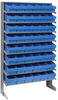 Sloped Rack, 8Shelves, 48Bins, Blue; Shelving Unit Type Quantum Storage - 44AC6563 - Newark, An Avnet Company