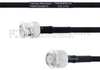 BNC Male to TNC Male MIL-DTL-17 Cable M17/84-RG223 Coax in 60 Inch - FMHR0035-60 - Fairview Microwave Inc.