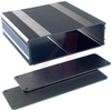 ALUM ENCLOSURE, 2 PLATES, 10 SCREWS, BLACK ANODIZED, 2.11 H X 6.68 W X 6.30 L - 70020285 - Allied Electronics, Inc.