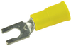 Terminal, Fork, Stud 10, Crimp, Yellow; Product Range 3M - 66W6114 - Newark, An Avnet Company