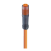 M8 Snap-In Sensor/Actuator Single-Ended Cordset: Female, - RKM 4-07 - Belden Inc.