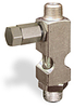 (Formerly B1631-2X01), Straight Small Sight Feed Valve, 1/8” Male NPT Inlet, 1/8” Male NPT Outlet, Tamperproof -- B1628-422B1TW